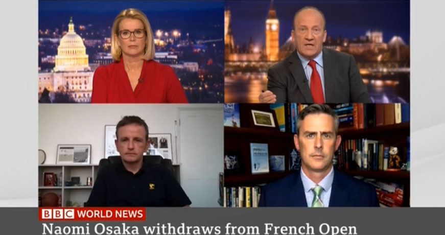 Dr. Jarrod Spencer, sports psychologist, discusses mental health on BBC.